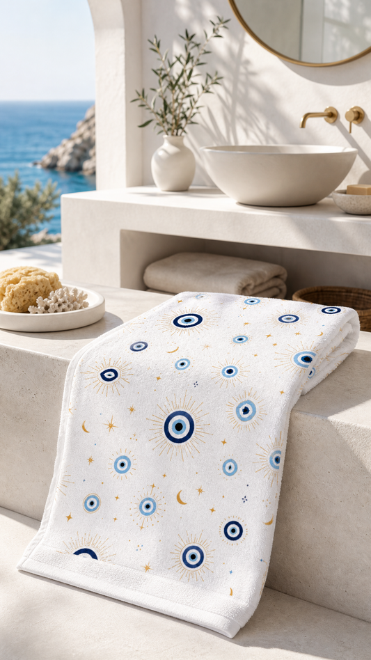 Boho Evil Eye | Hand Towel